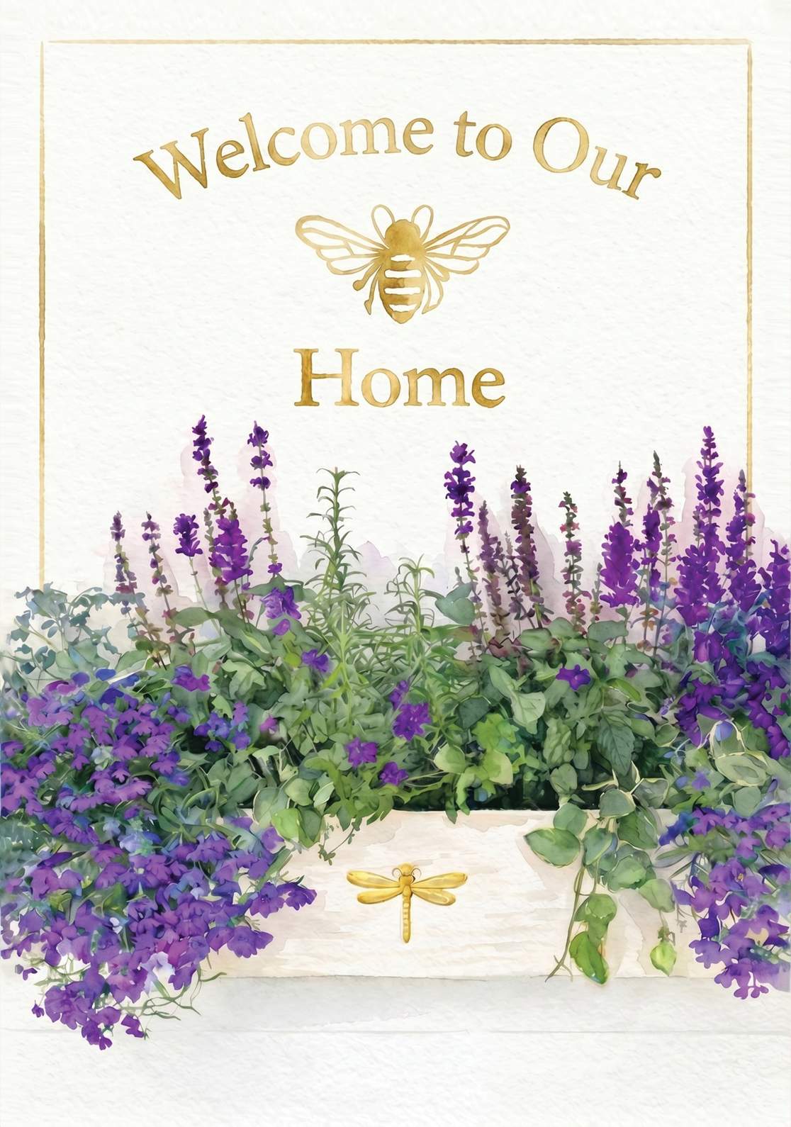 WELCOME FLOWER BOX