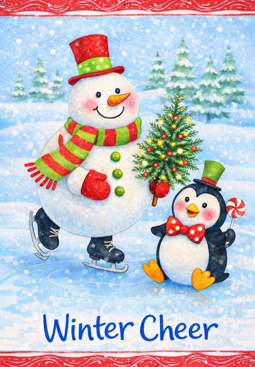 WELCOME FRIENDS PENGUIN