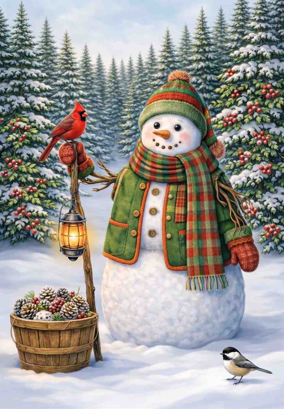 WOODLAND SNOWMAN