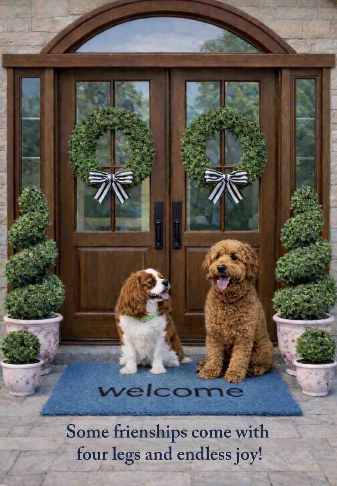 FOUR LEGS AND JOY